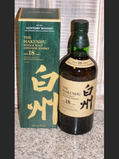 WHISKY HAKUSHU 18 ANS 43 %