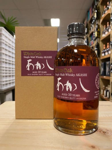 AKASHI 10 ANS SHERRY CASK 60°