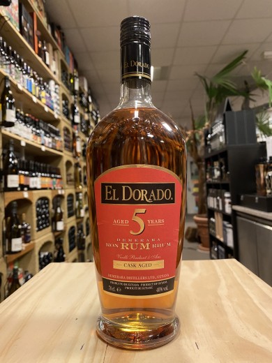 RHUM EL DORADO 5 ANS 40 %