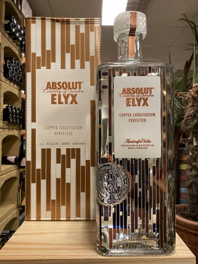 Absolut Sakane Elyx Vodka...