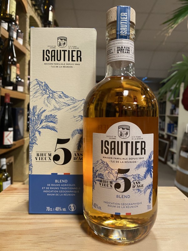 ISAUTIER - Isautier 10 ans - Rhum agricole - 40% Alcool - Origine