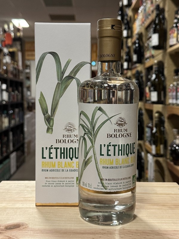 BOLOGNE RHUM BLANC L'ÉTHIQUE BIO 50°