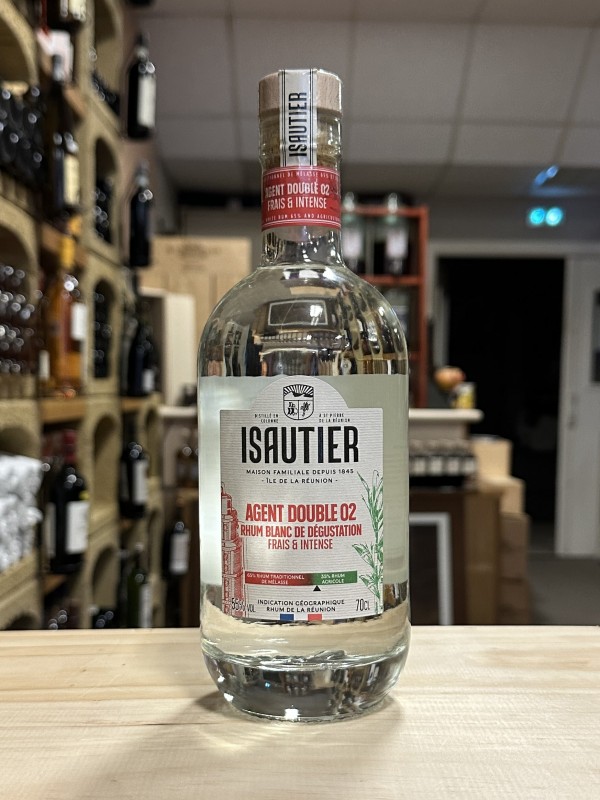 RHUM ISAUTIER DOUBLE 01 (La Réunion), Bouteille de 70cl