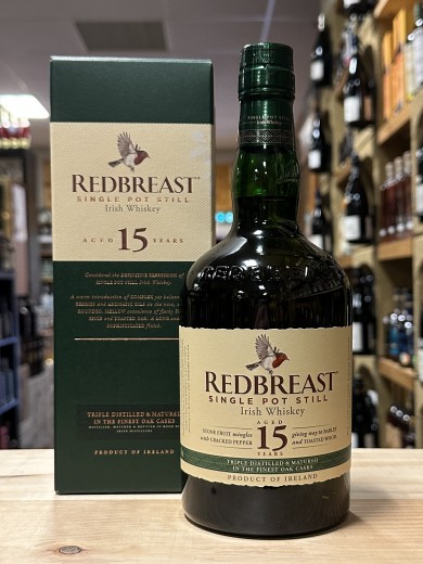 REDBREAST 15 ANS SINGLE POT...